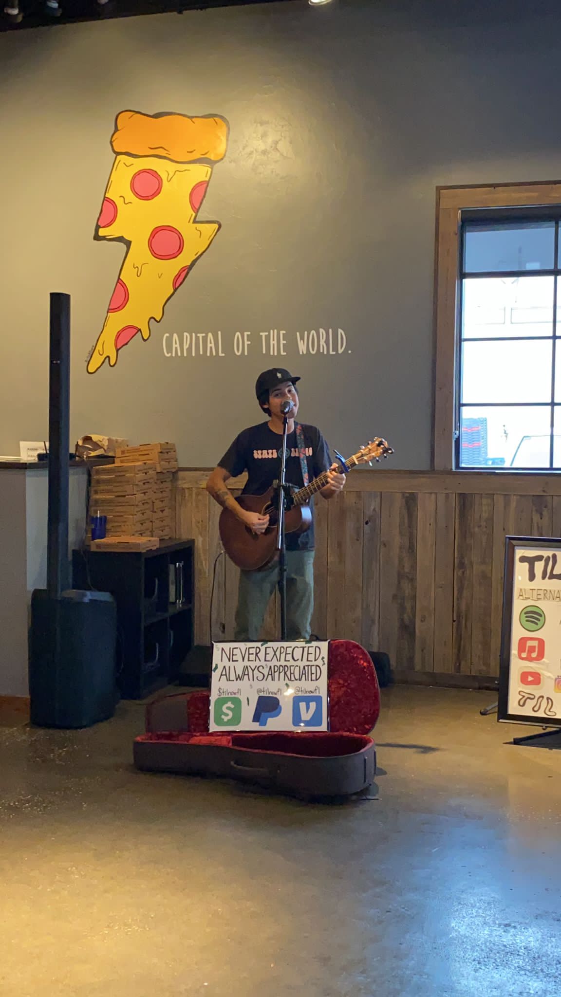 Til Now live at Tampa Pizza Company